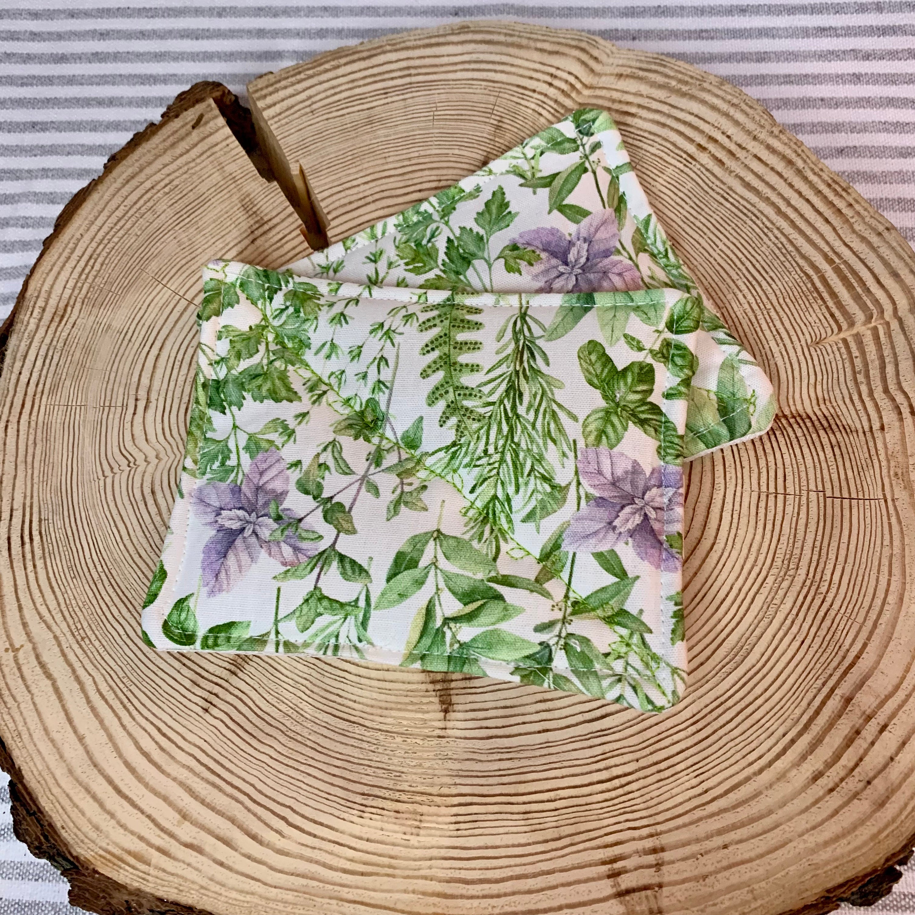 Reusable Sponges/Printed Sponges/Cotton Sponges/Handmade Sponges/Earth friendly Sponges/Gentle Sponges/Washable Sponges/