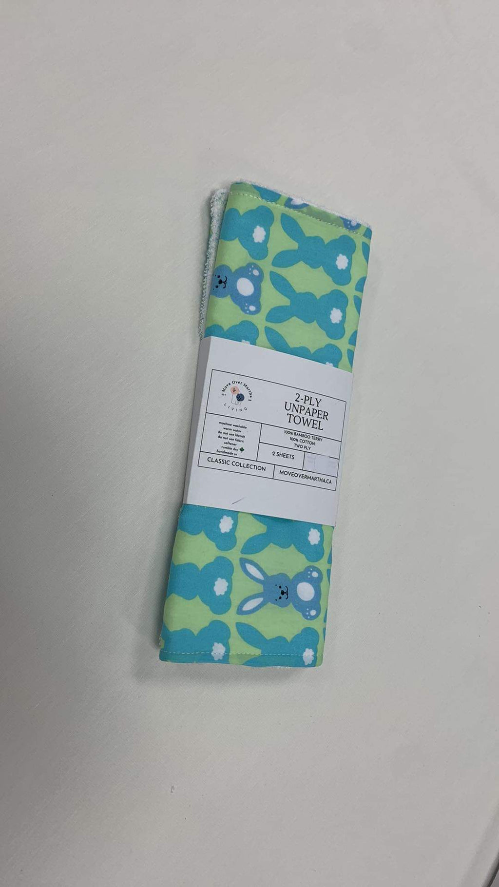 Peeps the word 2-Ply Unpaper Towels