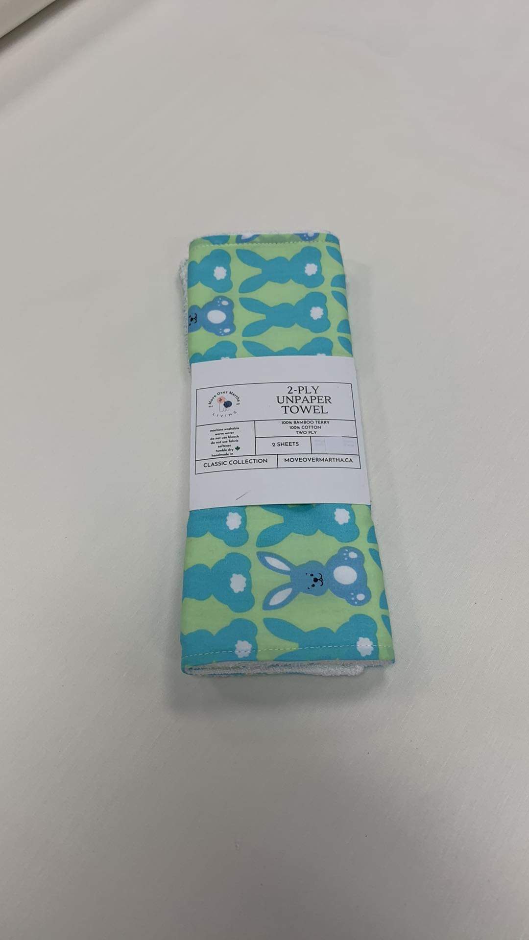 Peeps the word 2-Ply Unpaper Towels